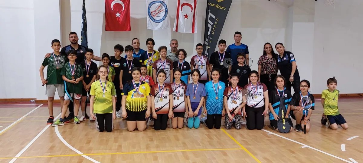 Young athletes at the U13 national team trial gathered on court