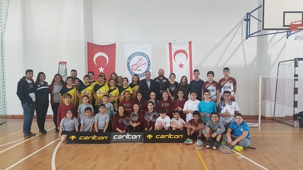 15 Yaş Altı KKTC Badminton Şampiyonası Sona Erdi