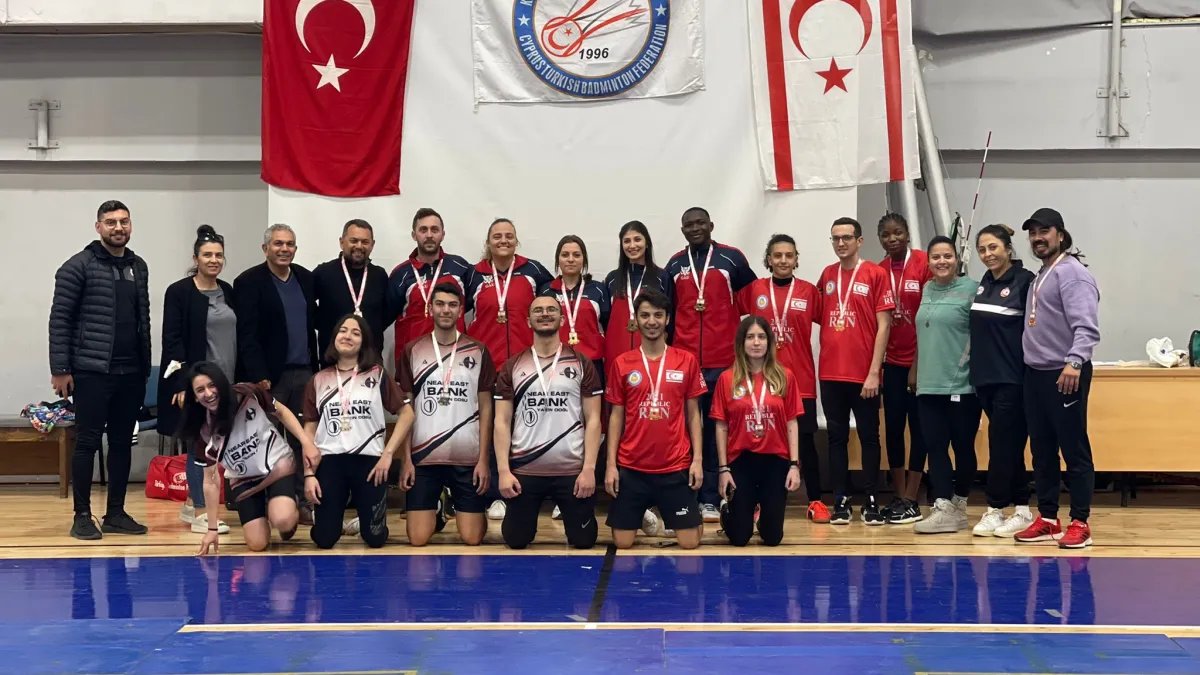 KKTC Üniversiteler Badminton Şampiyonu GAÜ