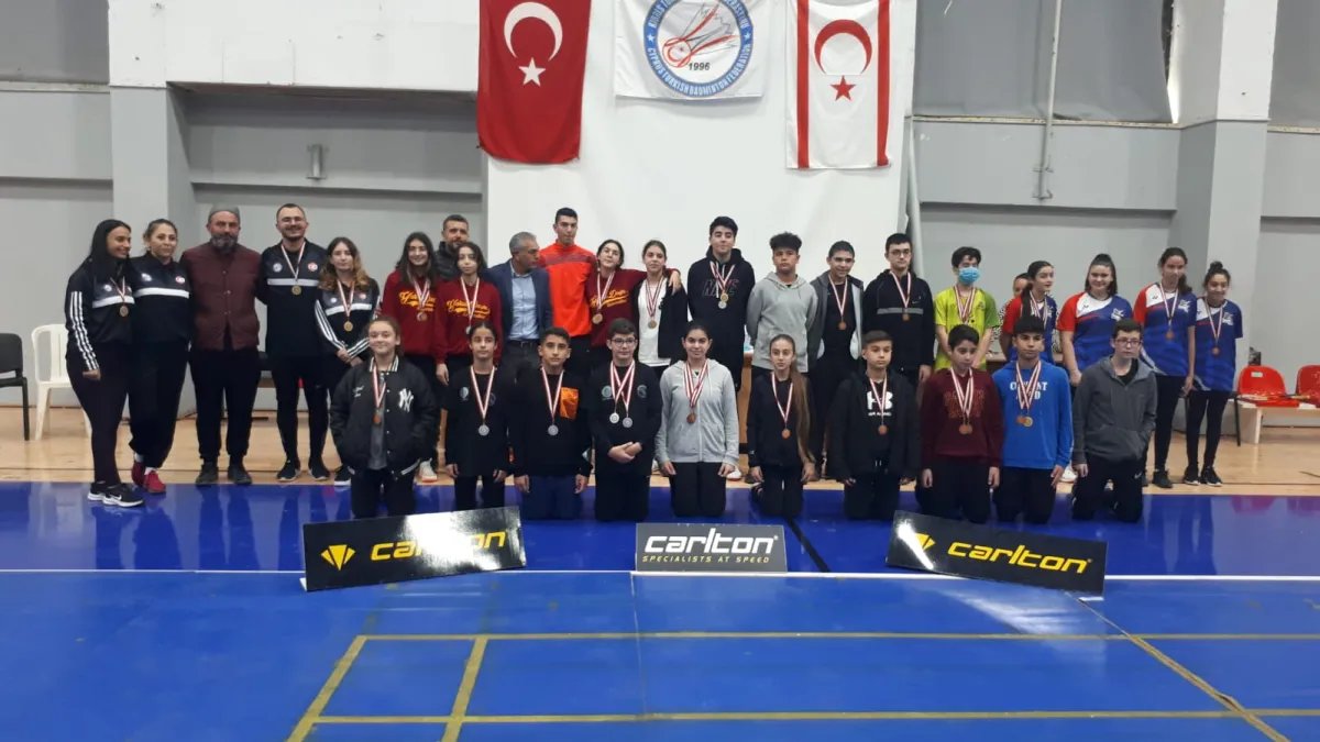 U15 TRNC Badminton Championship and National Team Trial Held