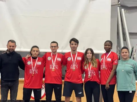 KKTC Üniversiteler Badminton Şampiyonu GAÜ