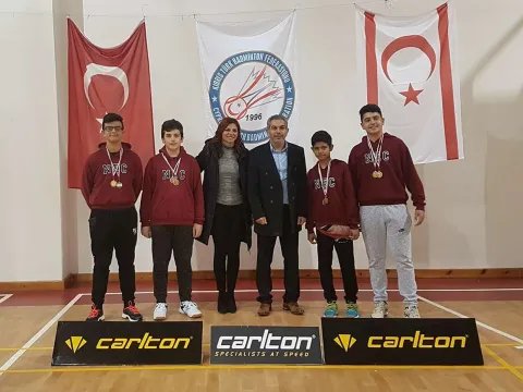 15 Yaş Altı KKTC Badminton Şampiyonası Sona Erdi