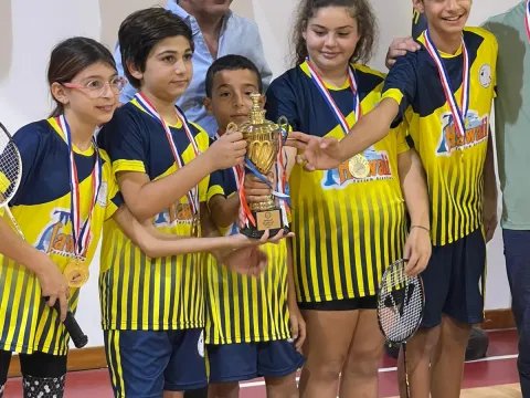 Great Interest in the Minis Development Badminton League