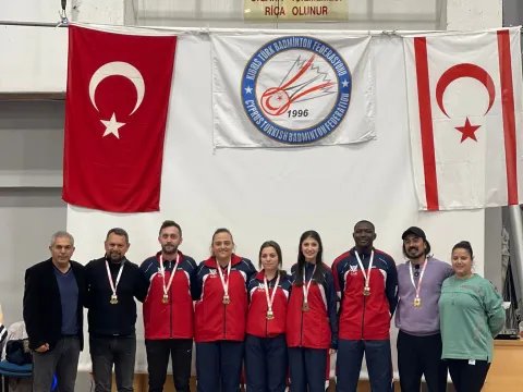 KKTC Üniversiteler Badminton Şampiyonu GAÜ