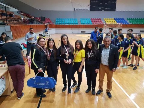 KKTC MEB Okul Sporları tarafından organize edilen Liseler arası Badminton şampiyonası yapıldı